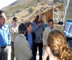 El presidente de la Diputación de Granada visitó Ventas de Zafarraya
