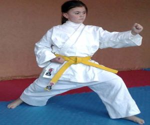 Aida Calderón Muñoz una joven promesa del kárate alhameño