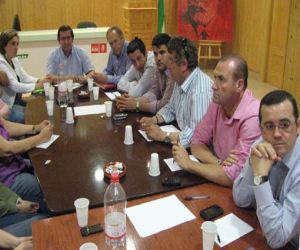 Reunión en Alhama de cargos y alcaldes socialistas de las comarcas de Alhama y Loja