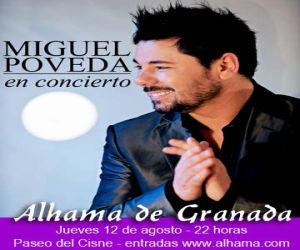 Miguel Poveda abre este jueves la 45 edición del Festival de Música Joven de Andalucía de Alhama