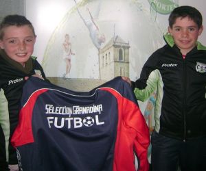 Dos alevines alhameños convocados por la selección provincial de fútbol sala