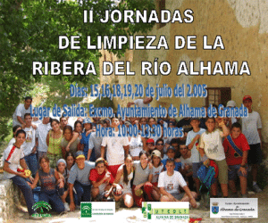 Jornadas de limpieza de la ribera del río Alhama