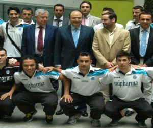 El presidente de la Diputación recibe al Oxipharma, “un ejemplo deportivo para toda la provincia”