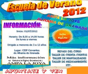 El AMPA de la Joya inicia las inscripciones para los cursos de verano