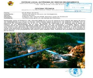 El PP desmiento que el concejal de Ventas de Zafarraya sustraiga agua para su uso privado