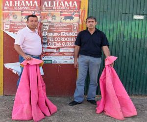 Los novilleros locales se preparan para la corrida del sábado