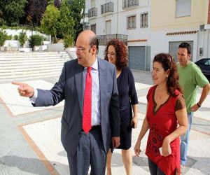 El presidente de la Diputación visitó Arenas del Rey