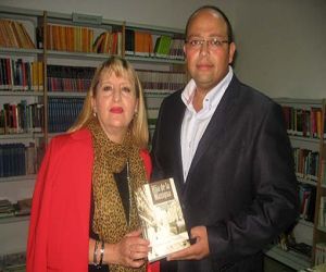 Presentación del libro “Hija de la Manigua”, en el que Alhama tiene un gran protagonismo