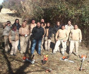 El taller de empleo “Marcos, El Zamar” de Játar forma a doce vecinos como peones forestales