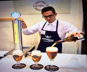 Daniel Ruiz participará en el campeonato nacional de tirador de cervezas
