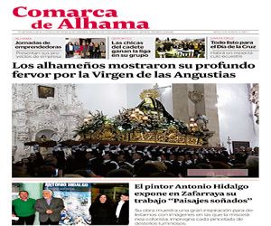 Hoy comenzará el reparto del número 21 del periódico mensual gratuito 'Comarca de Alhama' correspondiente al mes de abril