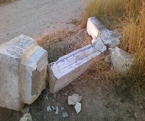 Ocho años después vuelven a destrozar la cruz de la carretera de Játar