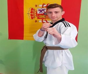 Fran López, de El Almendral, se prepara para el próximo Campeonato de España de Taekwondo