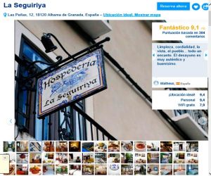 La Seguiriya entre las diez casas rurales mejor valoradas de España