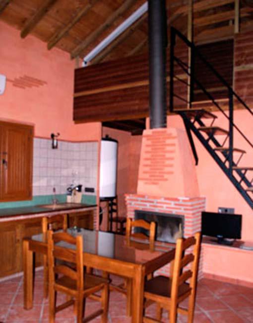 Salón con chimenea Salón con chimenea