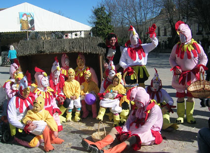 Gallos, gallinas y pollos