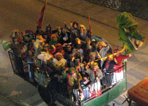  El Pitorreo 2009, en la víspera del inicio del Carnaval -11.30 noche del sábado 21/02/2009- 