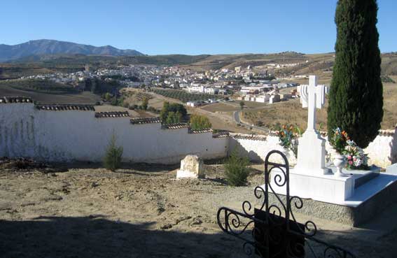 Alhama desde el cementerio esta mañana del 1 de noviembre Alhama desde el cementerio esta mañana del 1 de noviembre