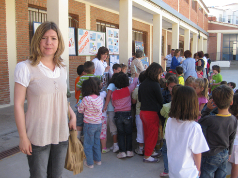 Vanesa Beteter, coordinadora del Plan LyB del CEIP Cervantes