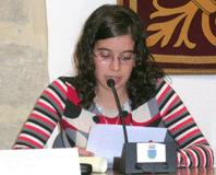 Natalia Grande, lee su texto premiado Natalia Grande, lee su texto premiado