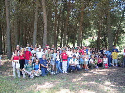 Grupo Grupo que realizó el sendero Fornes-La Resinera
