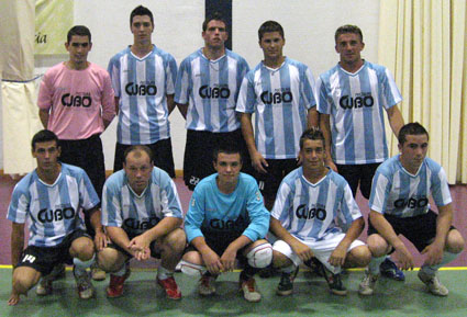 Liga de verno 2008. Futbito, equipo Cubo