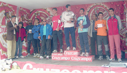 Entrega de trofeos