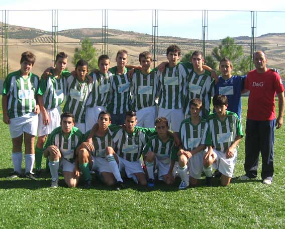 Equipo cadete de la EMF de Alhama