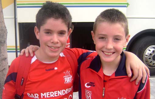  José Antonio y Lolo, los goleadores alevines de la jornada 