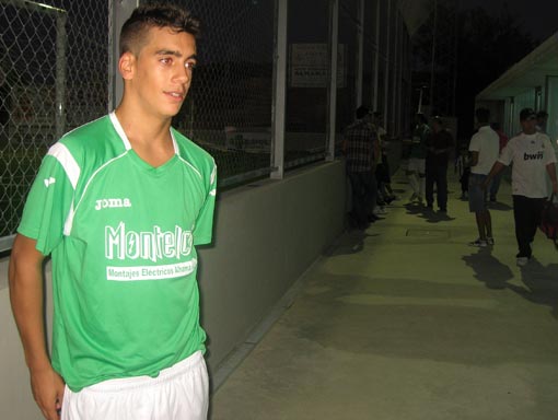 Vicente Cubo, protagonista del gol de esta primera jornada Vicente Cubo, protagonista del gol de esta primera jornada
