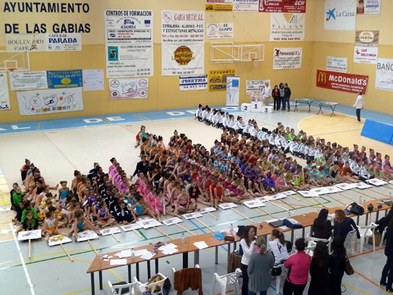 Aspecto que presentaba el pabellón de Las Gabias el pasado sábado día 7 de mayo Aspecto que presentaba el pabellón de Las Gabias el pasado sábado día 7 de mayo