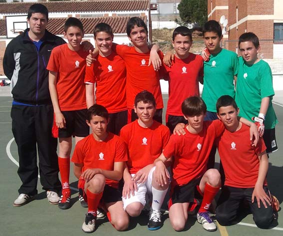  Equipo infantil de fútbol sala de Ventas de Zafarraya, clasificado para cuartos de final 