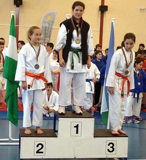Alicia Correa, campeona en su categoría, primer puesto Alicia Correa, campeona en su categoría, primer puesto