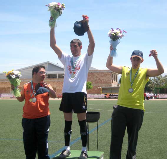  Javier Aguado fue medalla de oro en hablidad y medalla de plata en velocidad 