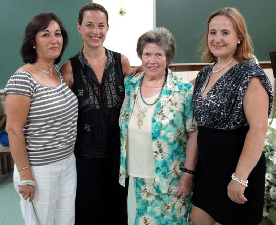 Juani Molina, Sonia Jiménez, María Pinos y Juani Olmos Juani Molina, Sonia Jiménez, María Pinos y Juani Olmos