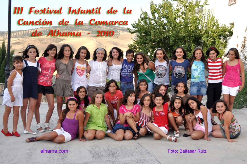  Participantes del III Festival Infantil de la Canción de la Comarca de Alhama, 2010 / PULSA PARA AMPLIAR 
