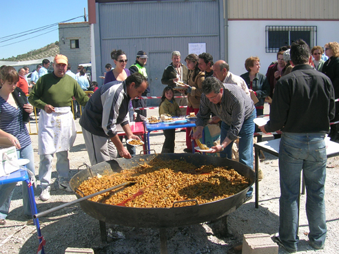 Paella de San Jose, 2008, preparada por A. Vico