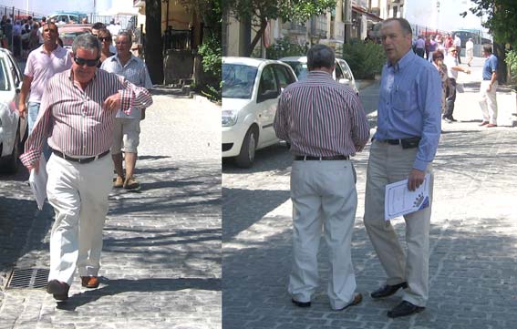  LLegada de Andrés García Maldonado y del alcalde Francisco Escobedo 