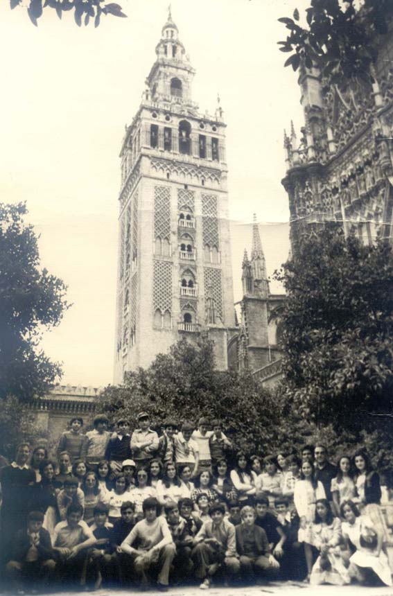  Viaje de estudios a Sevilla el 28/5/1976  