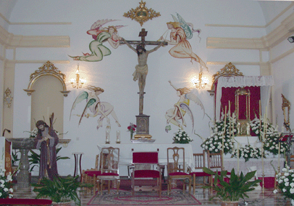 Altar Mayor del templo parroquial