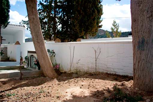 Lugar en el que se encontraba, según ciertos relatos, la lápida de Francisco de Paula Castro