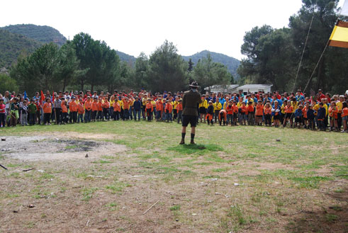 Los chavales tuvieron la oportunidad de conocer a otros scouts Los chavales tuvieron la oportunidad de conocer a otros scouts