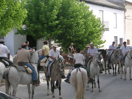 Caballerías en la romería de San Antonbio, de Jayena Caballerías en la romería de San Antonbio, de Jayena