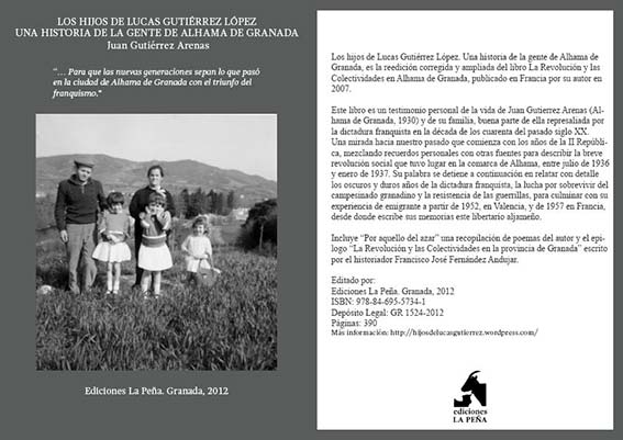 Cartel -Hijos de Lucas Gutiérrez- Cartel -Hijos de Lucas Gutiérrez-