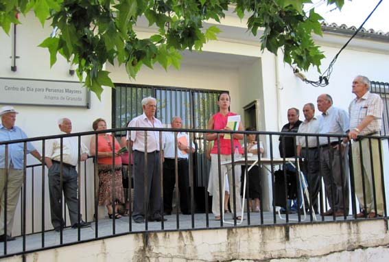  Sonia Jiménez, en representación del Ayuntamiento de Alhama 