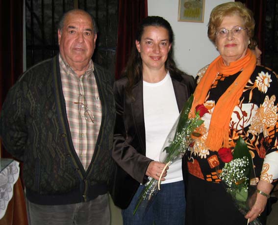  Sonia Jiménez con miembros de su familia 