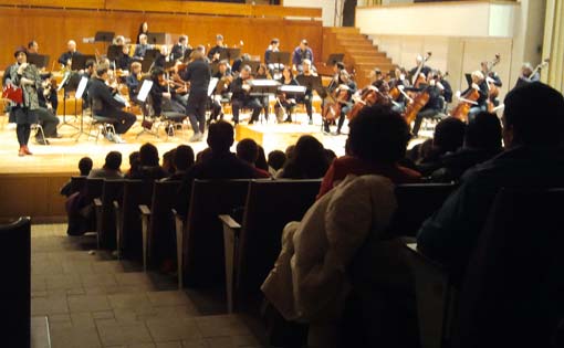  Momento del concierto didáctico. Orquesta Ciudad de Granada 