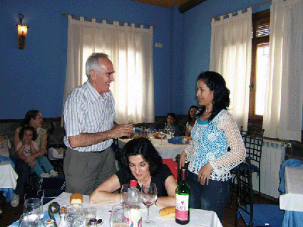 Momento del homenaje