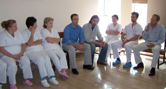  Raúl tuvo un primer contacto con la situación del centro y expuso su programa de intenciones 