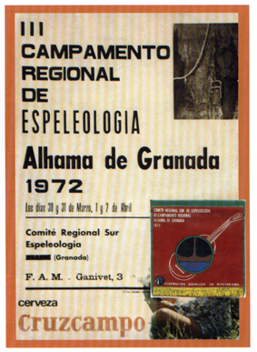 Cartel del campamento celebrado en Alhama en 1972./GEG